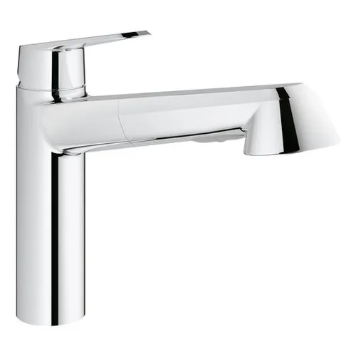 Grohe Eurodisc Cosmopolitan Spültisch Armatur herausziehbar chrom