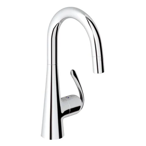 Grohe Zedra Spültisch Armatur mit herausziebarer Dual-Spülbrause