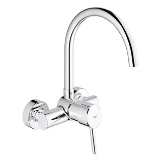 Grohe Concetto Spültisch Küchen Armatur, Wandmontage chrom