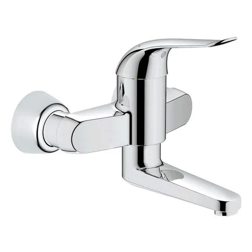 Grohe Euroeco Special Einhand Waschtisch-Armatur für Wandmontage chrom