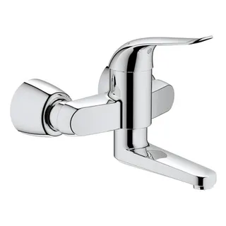 Grohe Euroeco Special Einhand Waschtisch-Armatur für Wandmontage absperrbar chrom