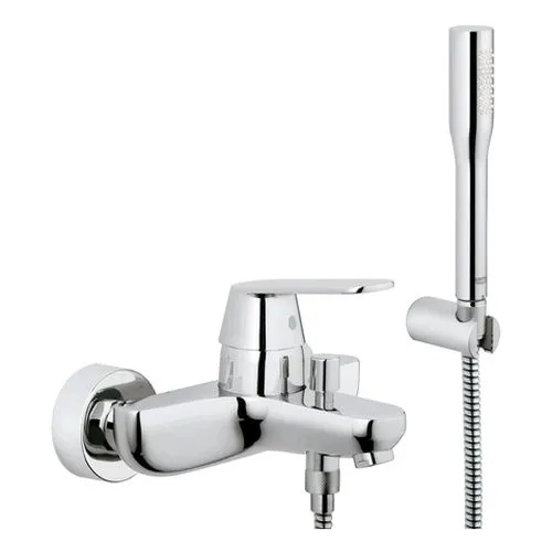 Grohe Eurosmart Cosmopolitan Wannen Armatur mit Brausehalter u. Schlauch chrom