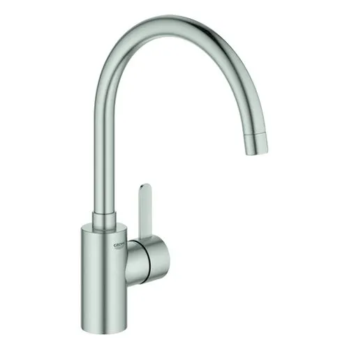 Grohe Eurosmart Cosmopolitan Spültischmischer hoher Auslauf Grohe Zero (supersteel)