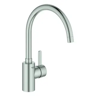 Grohe Eurosmart Cosmopolitan Spültischmischer hoher Auslauf Grohe Zero (supersteel)