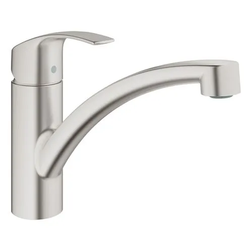 Grohe Eurosmart Spültisch Küchenarmatur 33281 flacher Auslauf, supersteel