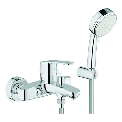 Grohe Eurostyle Cosmopolitan Badearmatur mit Wandhalterset chrom