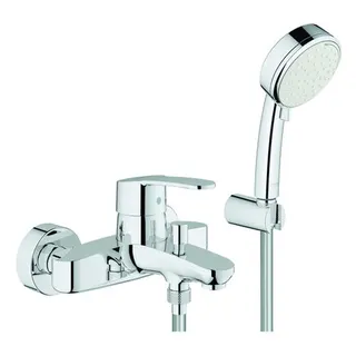 Grohe Eurostyle Cosmopolitan Badearmatur mit Wandhalterset chrom