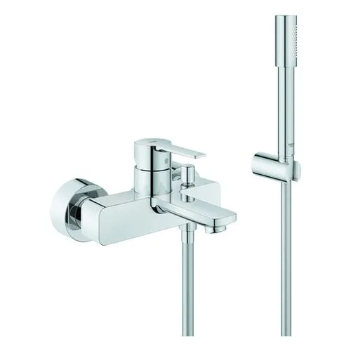 Grohe Lineare Wannenarmatur mit Brausegarnitur