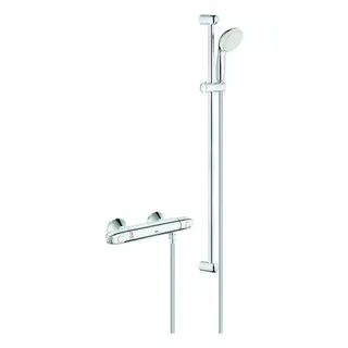 Grohe Grohtherm 1000 Thermostat Brausearmatur mit Brausegarnitur 900mm chrom