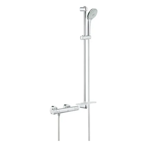 Grohe Grohtherm 1000 Cosmopolitan Thermostat-Brausebatterie DN 15 chrom mit Brausegarnitur 900mm