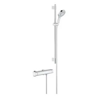 Grohe Grohtherm 2000 Thermostat 34482 mit Brausegarnitur Power & Soul chrom