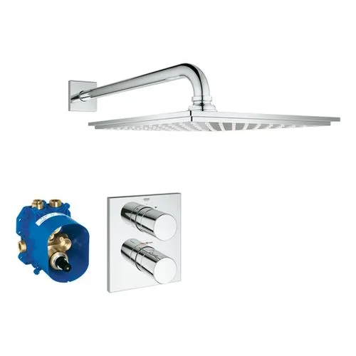Grohe Cube 210 UP-Duschsystem mit Grohtherm 3000 und Kopfbrause Allure, chrom