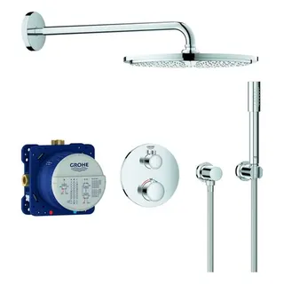 Grohe Grohtherm Duschsystem Unterputz 34731, Fertigset rund (chrom)