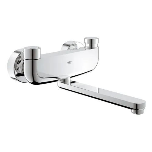 Grohe Eurosmart CS Selbstschluss-Waschtischbatterie für Wandmontage 250mm chrom