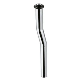 Grohe Urinal-Spülrohr 37036 Durchm.18mm 200mm aus Messing Kröpfung 10mm, chrom
