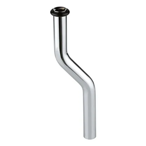 Grohe Urinal-Spülrohr 37039 Durchm.18mm 200mm aus Messing Kröpfung 40mm, chrom