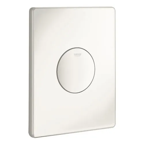 Grohe WC-Betätigung Skate 37547 156x197mm mit Druckknopfbetätigung weiß