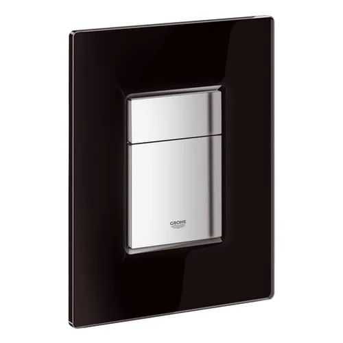 Grohe Skate Cosmopolitan WC-Betätigung mit Glasoberfläche velvet black