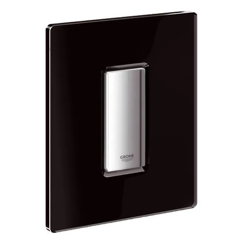 Grohe Skate Cosmopolitan Urinal-Betätigung mit Glasoberfläche velvet black