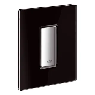 Grohe Skate Cosmopolitan Urinal-Betätigung mit Glasoberfläche velvet black