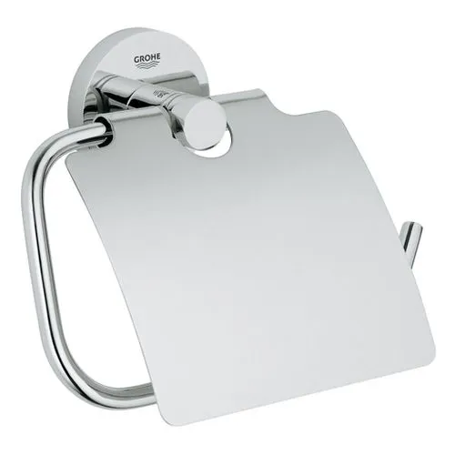 Grohe Essentials WC Papierhalter Metall mit Deckel chrom
