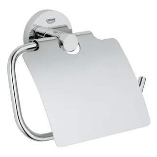 Grohe Essentials WC Papierhalter Metall mit Deckel chrom