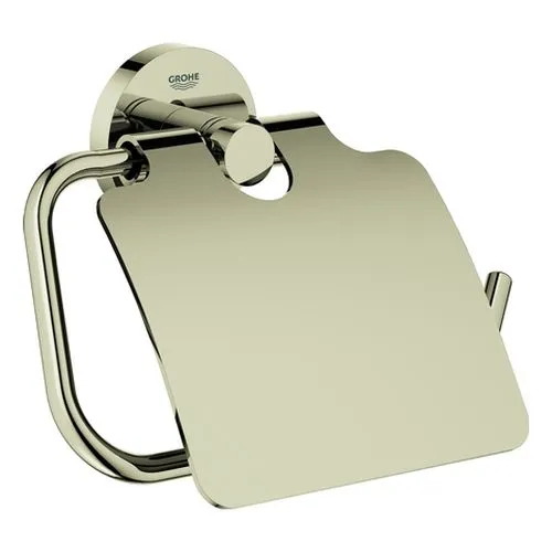 Grohe WC-Papierhalter Essentials 40367 mit Deckel nickel