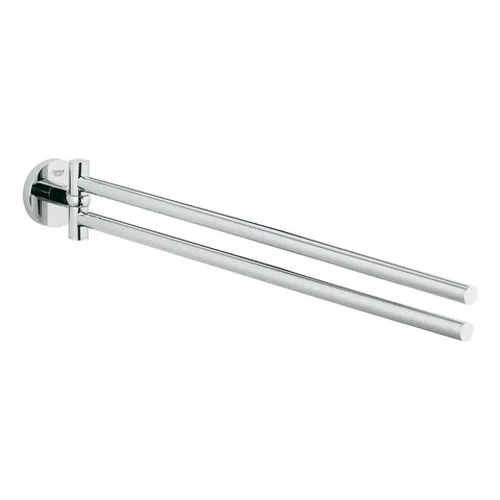 Grohe Essentials Handtuchhalter 450mm, 2-armig, schwenkbar (chrom)