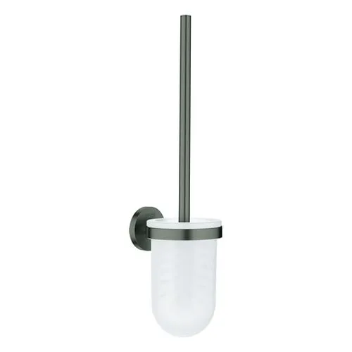 Grohe Essentials Toilettenbürstengarnitur Wandmontage, hard graphite gebürstet
