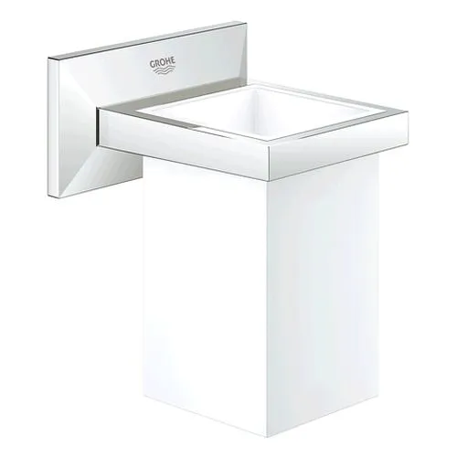 Grohe Allure Brilliant Halter mit Mundspülglas 40493 chrom