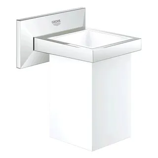 Grohe Allure Brilliant Halter mit Mundspülglas 40493 chrom