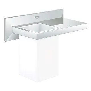 Grohe Allure Brilliant Ablage mit Mundspülglas 40503 chrom