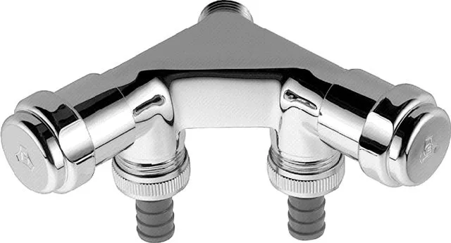 Grohe WAS Doppelventil mit RV chrom