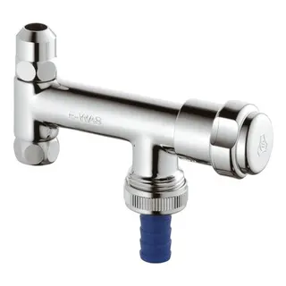 Grohe WAS Ventil Eckfix DN10 mit Schlauchanschluss chrom