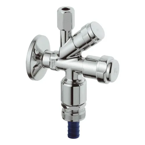 Grohe Design WAS-Kombieckventil DN15 mit RV und RB chrom