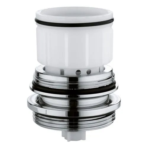 Grohe Deckel 43248 komplett für Rondo A.S. mit Gewindering Metall