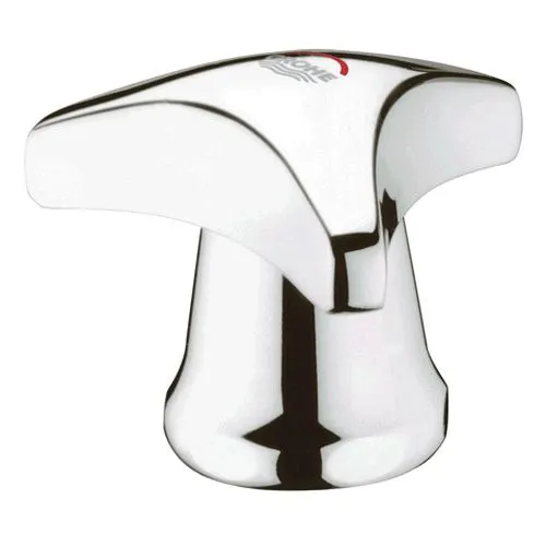 Grohe Griff Trecorn 45081 1/2" Markierung rot mit Kappe chrom