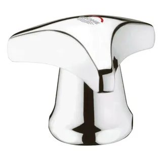 Grohe Griff Trecorn 45081 1/2" Markierung rot mit Kappe chrom