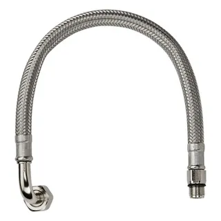Grohe Druckschlauch flexibel 45461 M12x1 x 1"x3/8" chrom