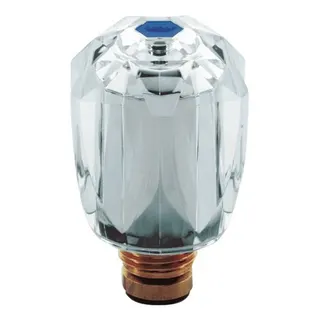 Grohe Oberteil 45951 mit Brillant Griff Markierung blau 1/2" chrom