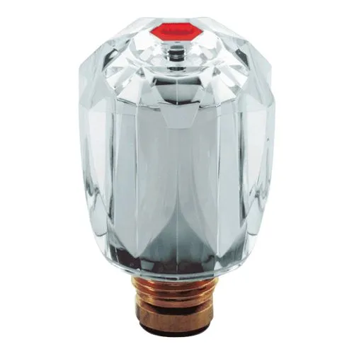 Grohe Oberteil 45956 mit Brillant Griff Markierung rot 1/2" chrom