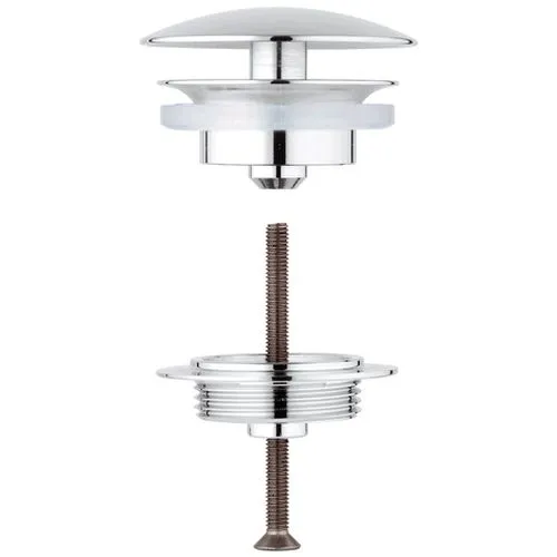 Grohe Ablaufventil 65808 1 1/4" für Waschtisch ohne Überlauf chrom