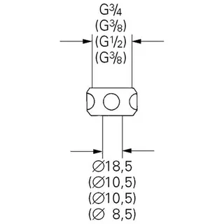 Grohe Quetschverschraubung 12918 (2 Stück) – Bild 2