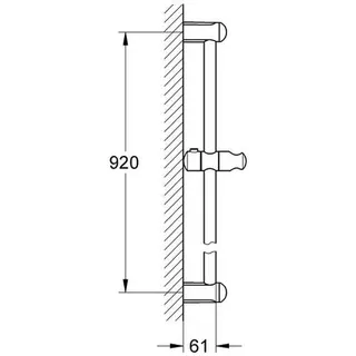 Grohe Tempesta Brausestange 900mm chrom – Bild 2