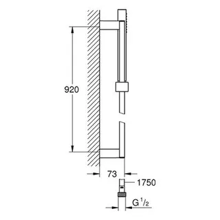 Grohe Brausegarnitur Euphoria Cube Stick 900mm chrom – Bild 2