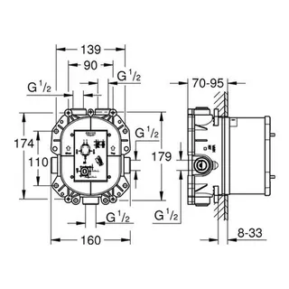 Grohe Rapido T Unterputz Universal Einbaukörper inklusive Funktionseinheit – Bild 2