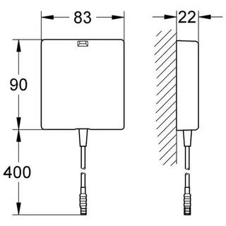 Grohe Schalternetzteil 36338 für Euroeco CE / Eurosmart CE – Bild 2