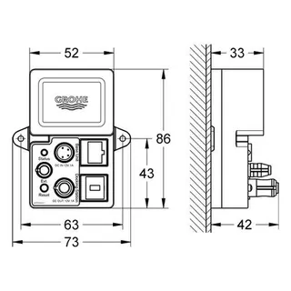 Grohe Bluetooth-Empfangseinheit F-digital Deluxe 36371 für Apple/Android – Bild 2
