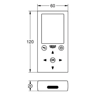 Grohe Fernbedien. 36407 für alle 1-Auge IR-Arm. ab 06/2015 und Grohe Blue Home – Bild 2