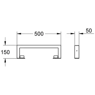 Grohe Rapid SL Verlängerung für Bodenaufbau bis 350mm – Bild 2